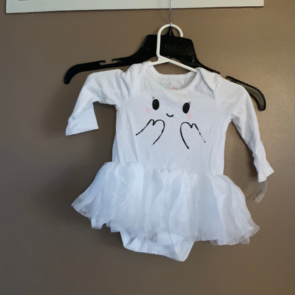 Baby Cat &Jack Ghost Halloween Costume Size 3-6onths nwt